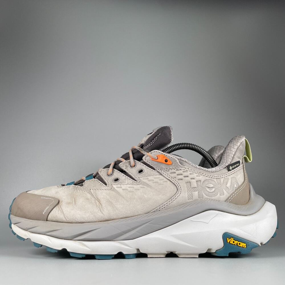 Hoka One One Kaha 2 Gtx Men's 10 D Gray Hiking Sneaker Athletic Shoes Casual GUC